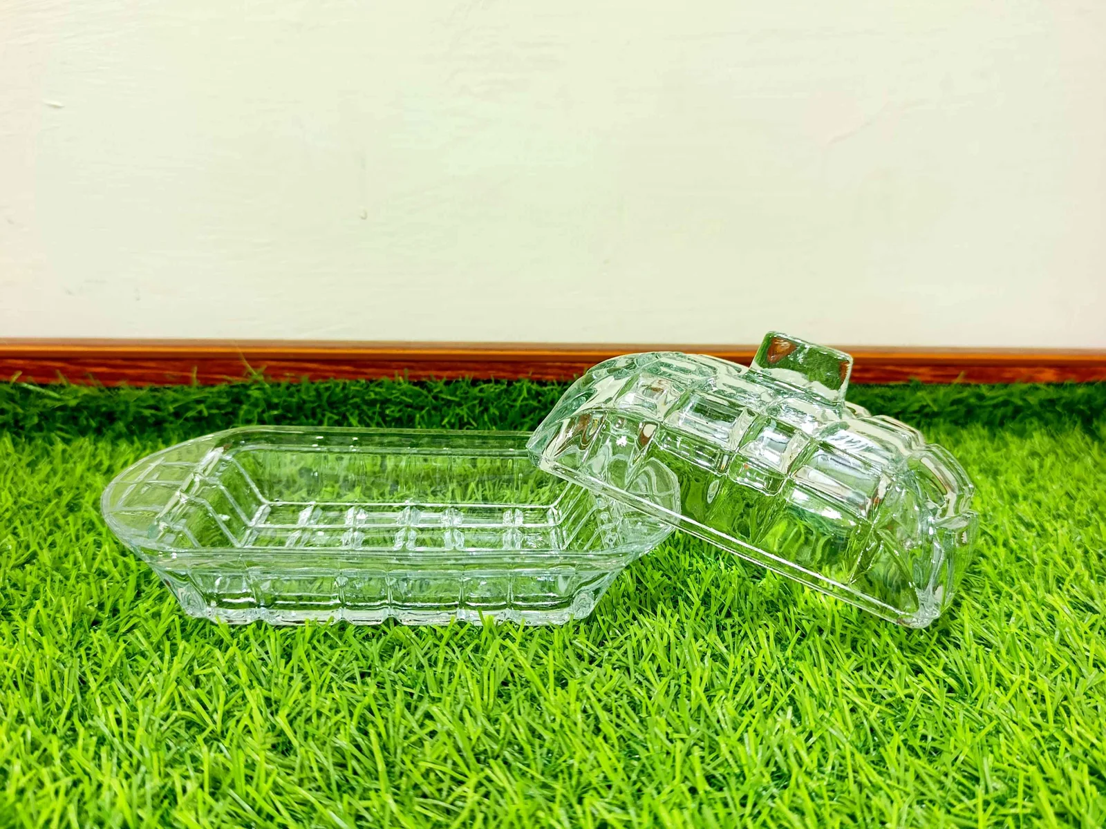 Glass Butter Holder (imported) photo 2