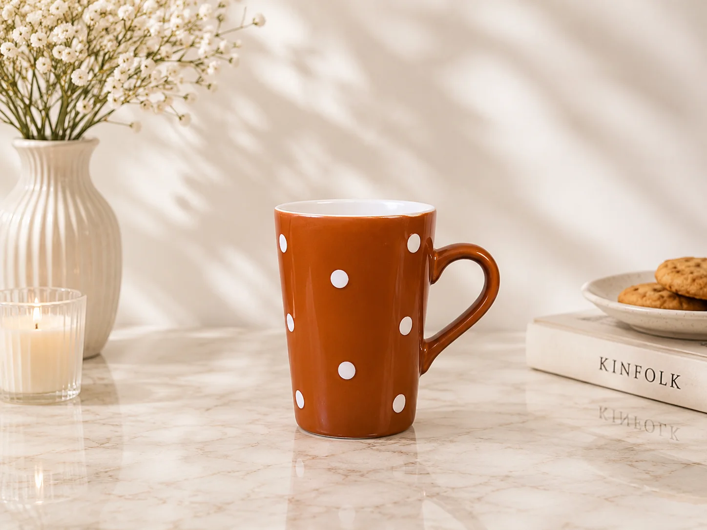 Brown Ceramic Cups (6pcs) photo 1