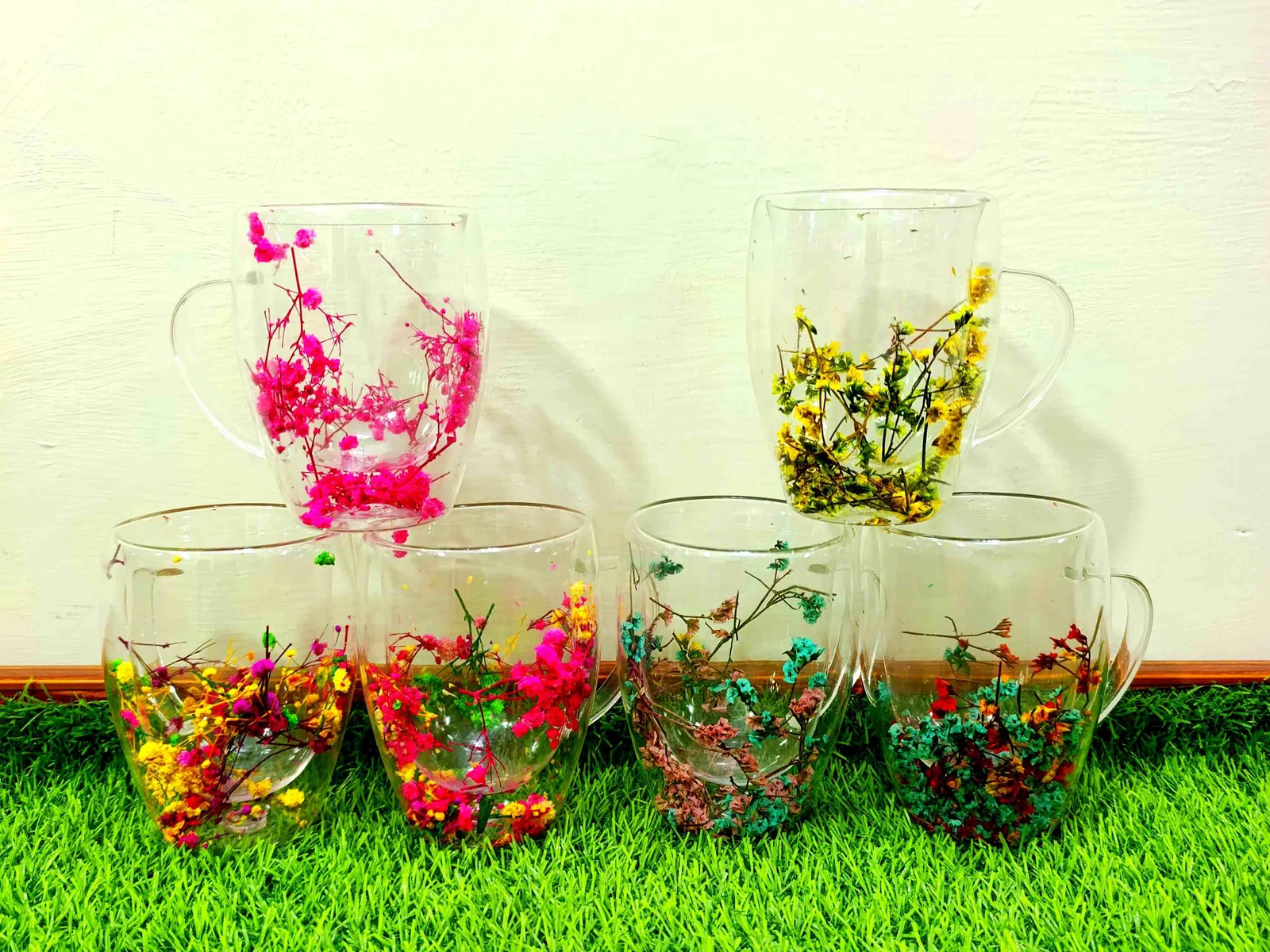 Large Mug 3 (flowers) (double molded) photo 2