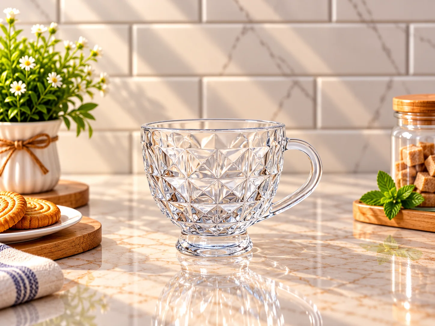 Diamond Tea Cups (6pcs) photo 1
