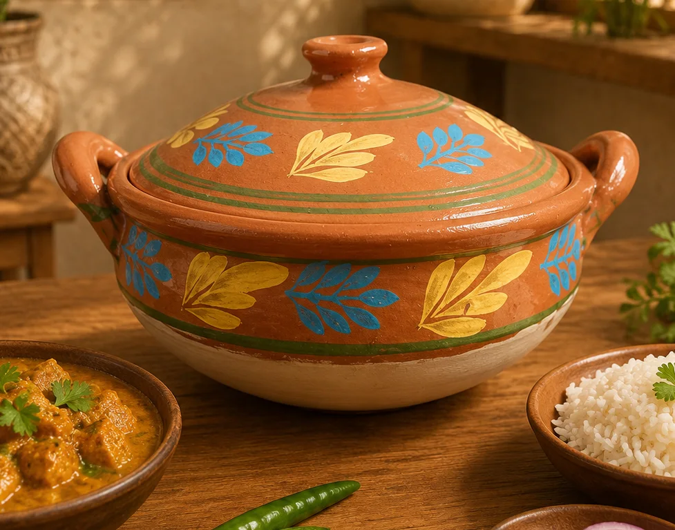 Clay Handi With lid (Medium) photo 1