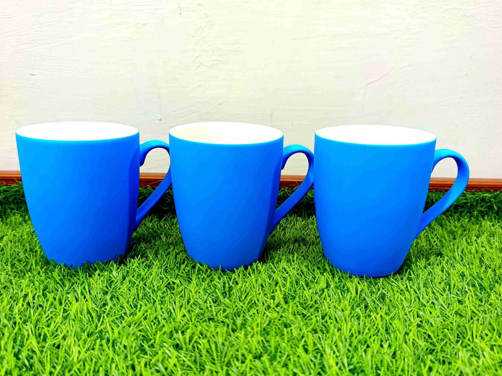 Matte Finish Bone China Mugs Diff-Colors (6pcs) (Royal Gold) photo 5