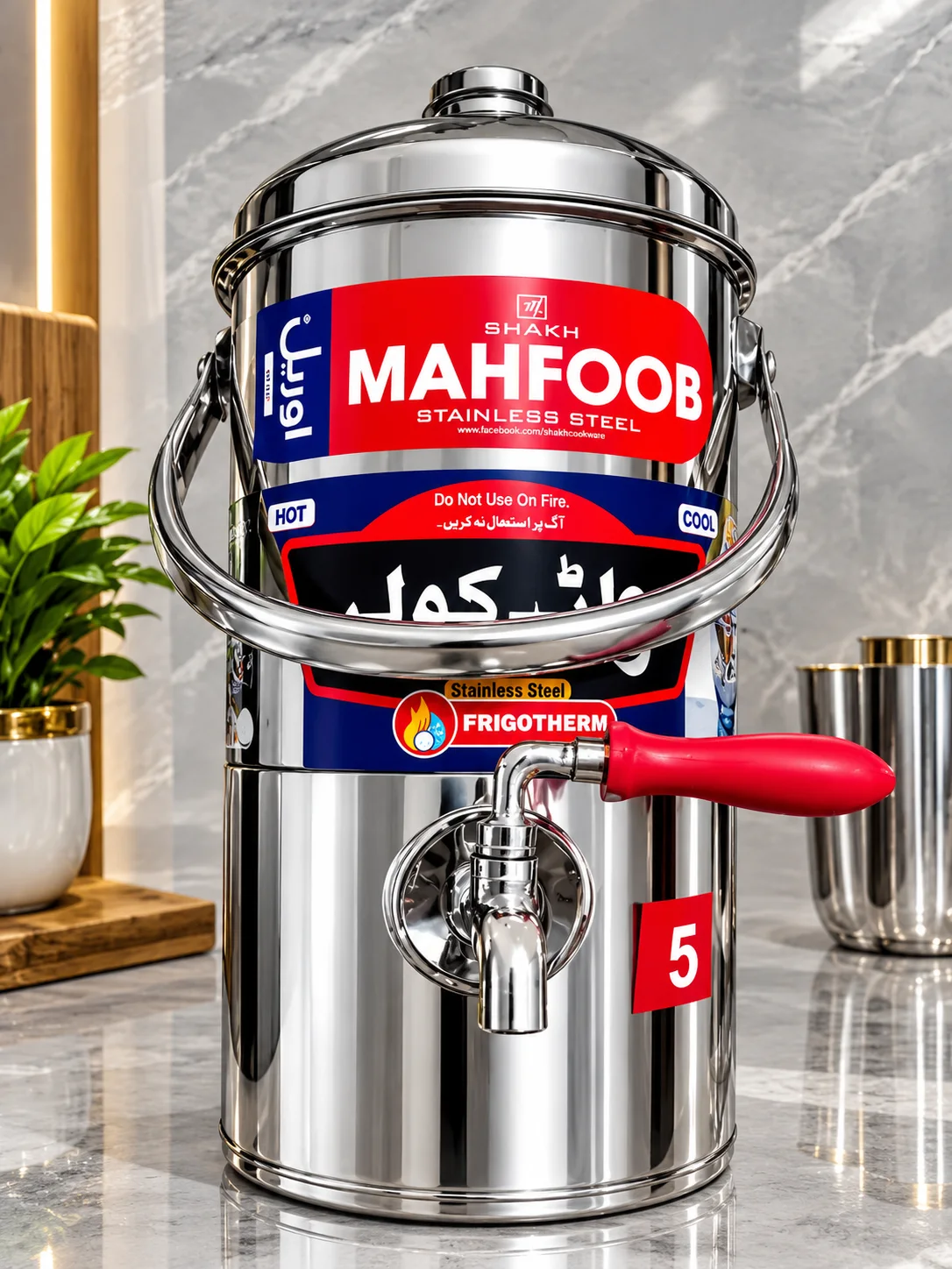 Insulated Stainless Steel Cooler  photo 1