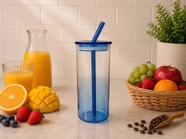 Glass Sipper (Blue Dual) product photo