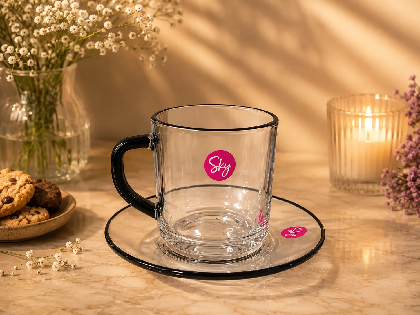 Tea Set Diff. Colors (6+6 in same color) photo 4