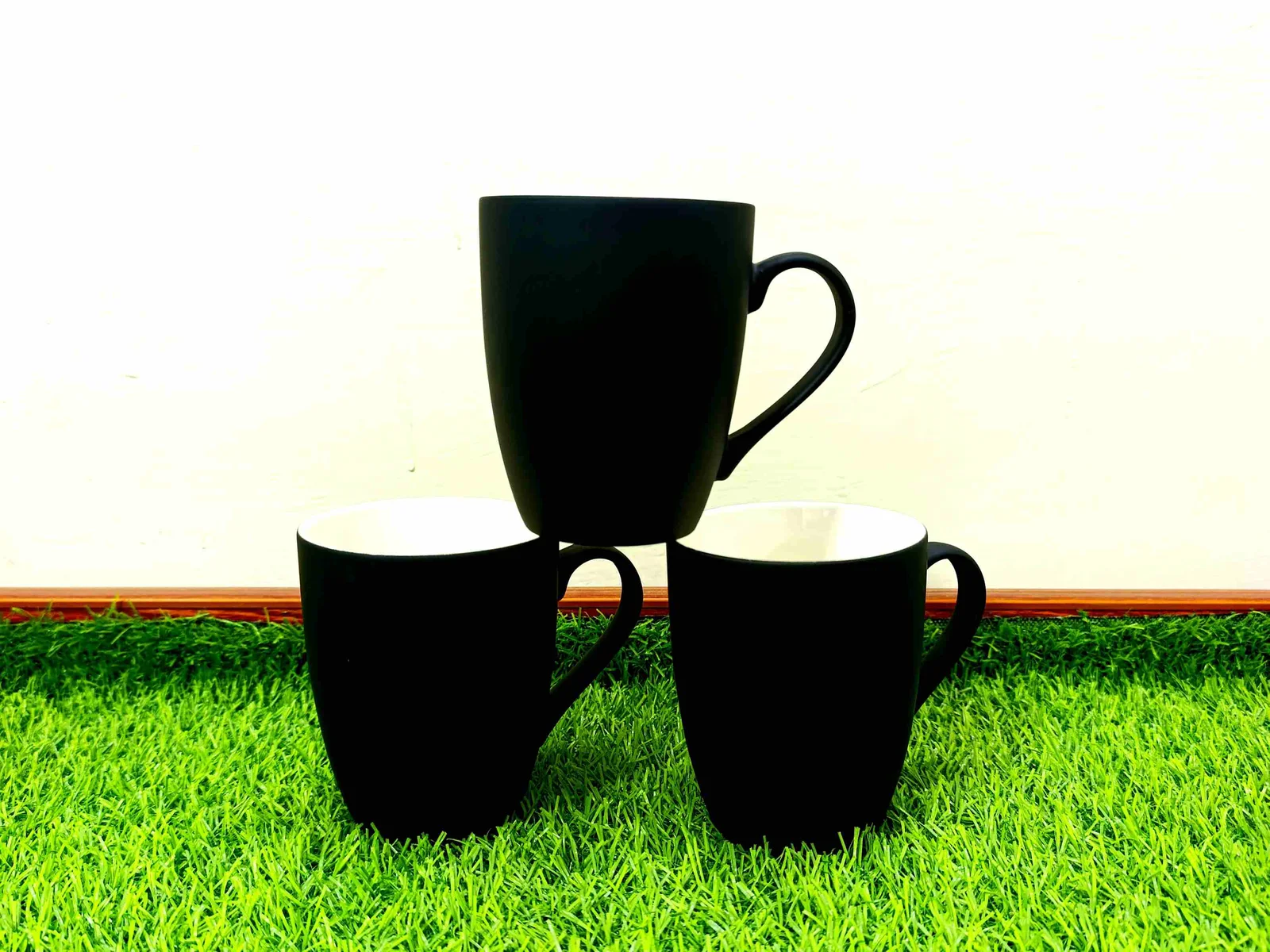 Matte Finish Bone China Mugs Diff-Colors (6pcs) photo 2