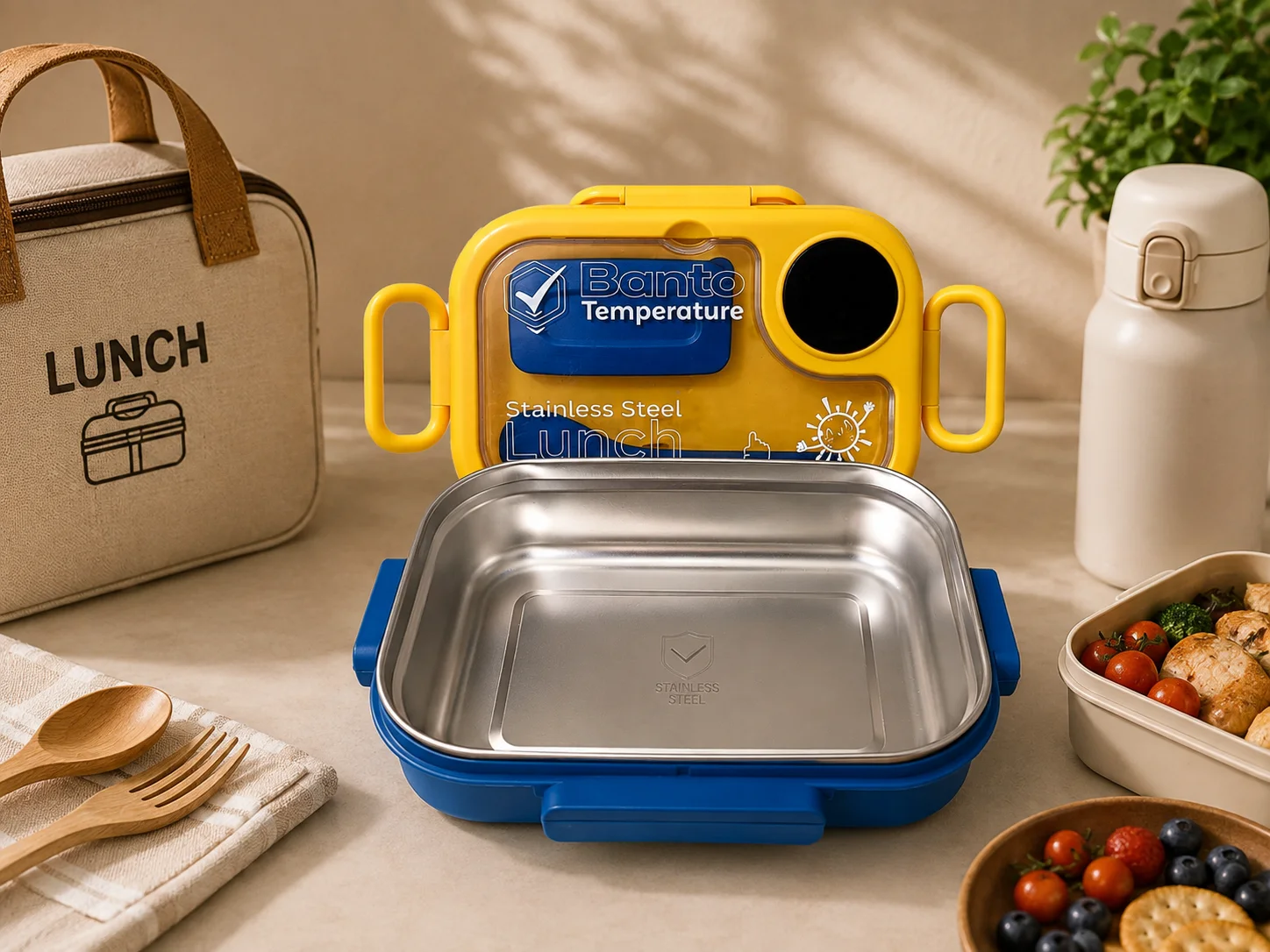 Stainless Steel Lunch box  photo 2