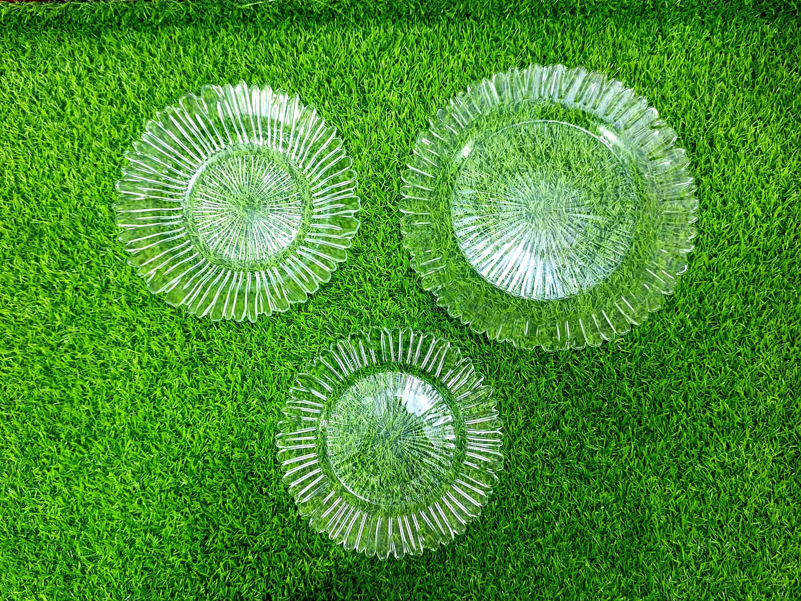 Tempered Glass Plate Set (Oven Use)18-Pcs Sunny photo 3