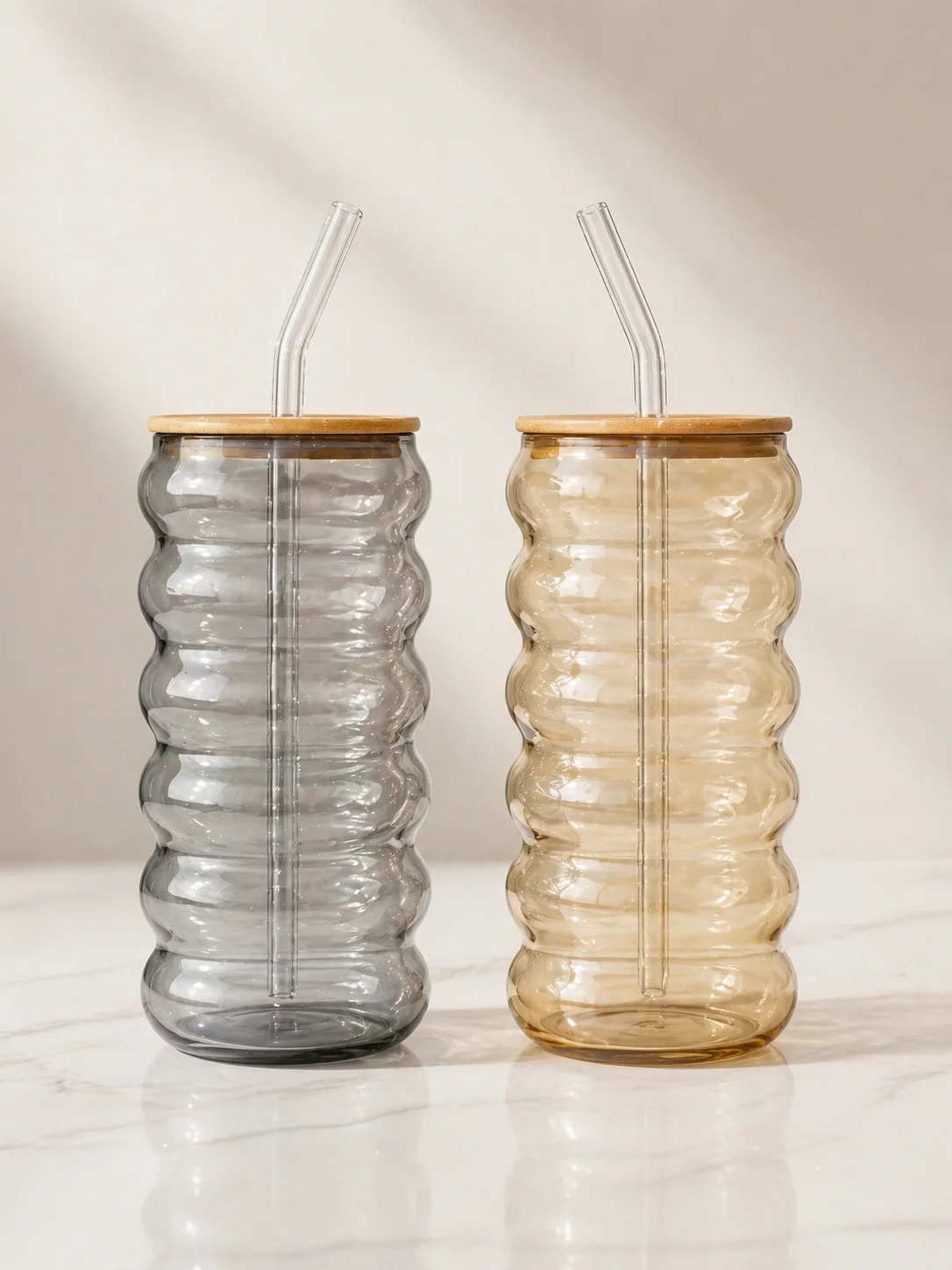 Sipper Glass Gold\Grey photo 1