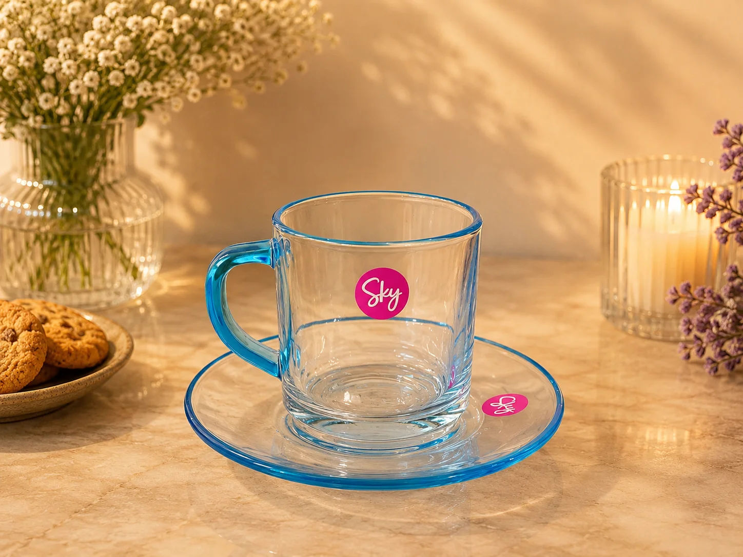 Tea Set Diff. Colors (6+6 in same color) photo 3