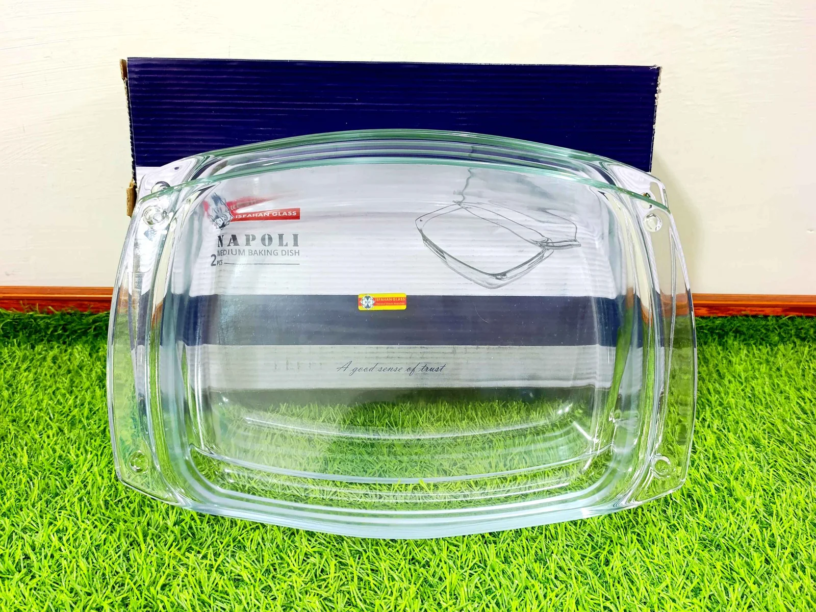 Glass Baking Dish imported Large (2 in 1)  photo 2