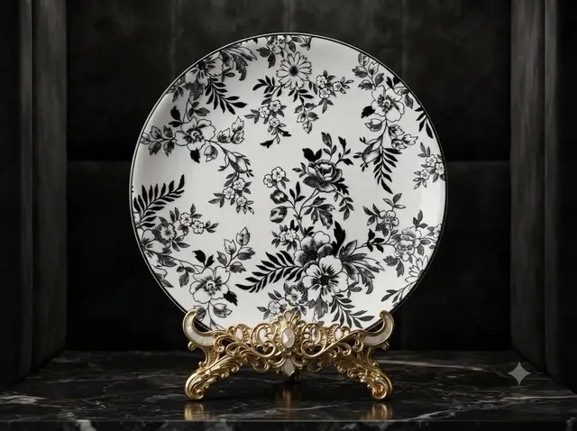 Rice Plates (Ceramic) 6pcs  product photo