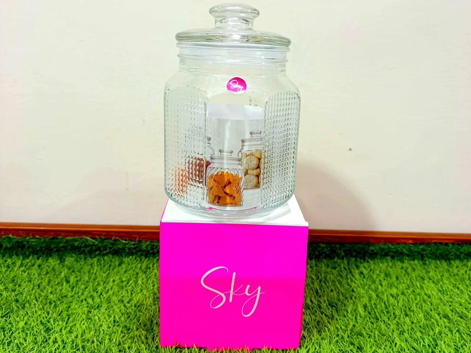  Airtight glass jar sky 3 (1700ml) photo 2