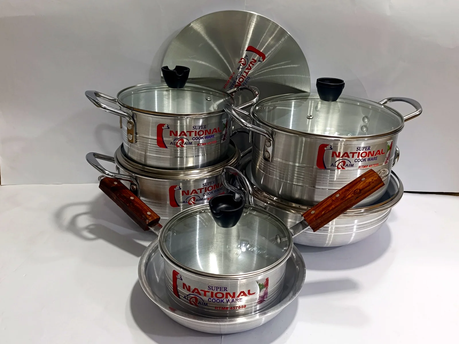 Cooking Set (Glass Lid) 15 Pcs photo 1