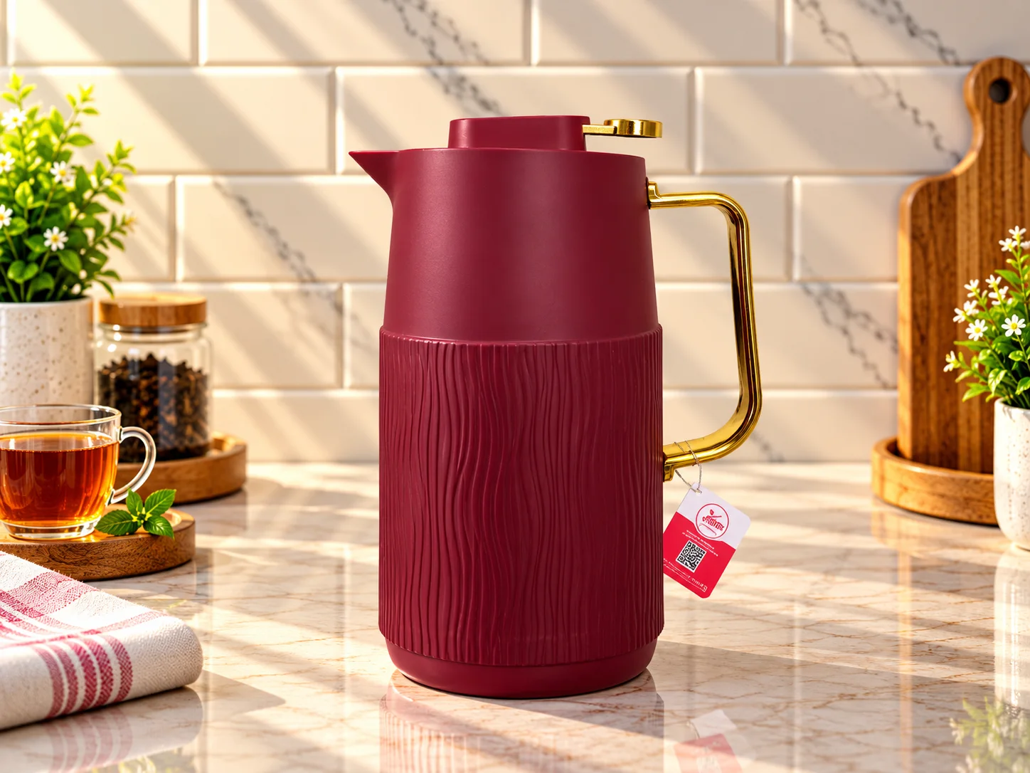Tea Thermos (Red) photo 1