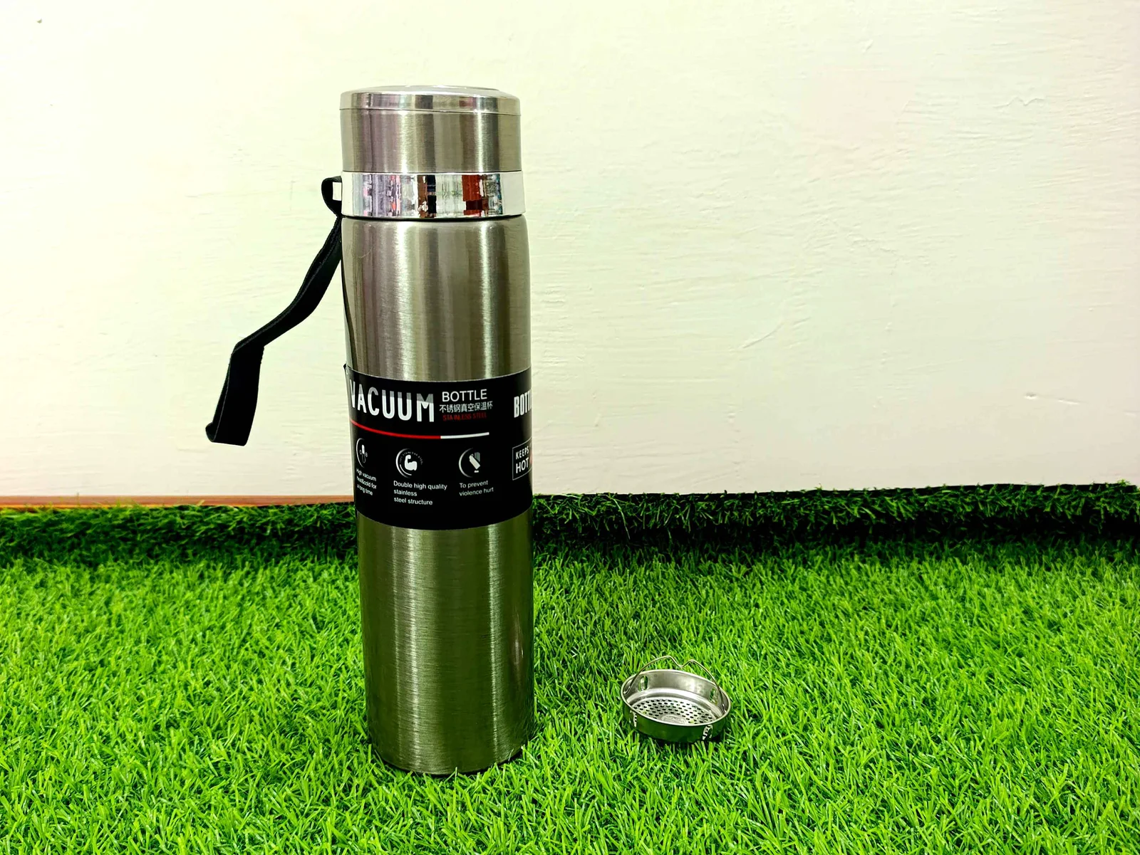 Water Bottle stainless steel (Blue) photo 3