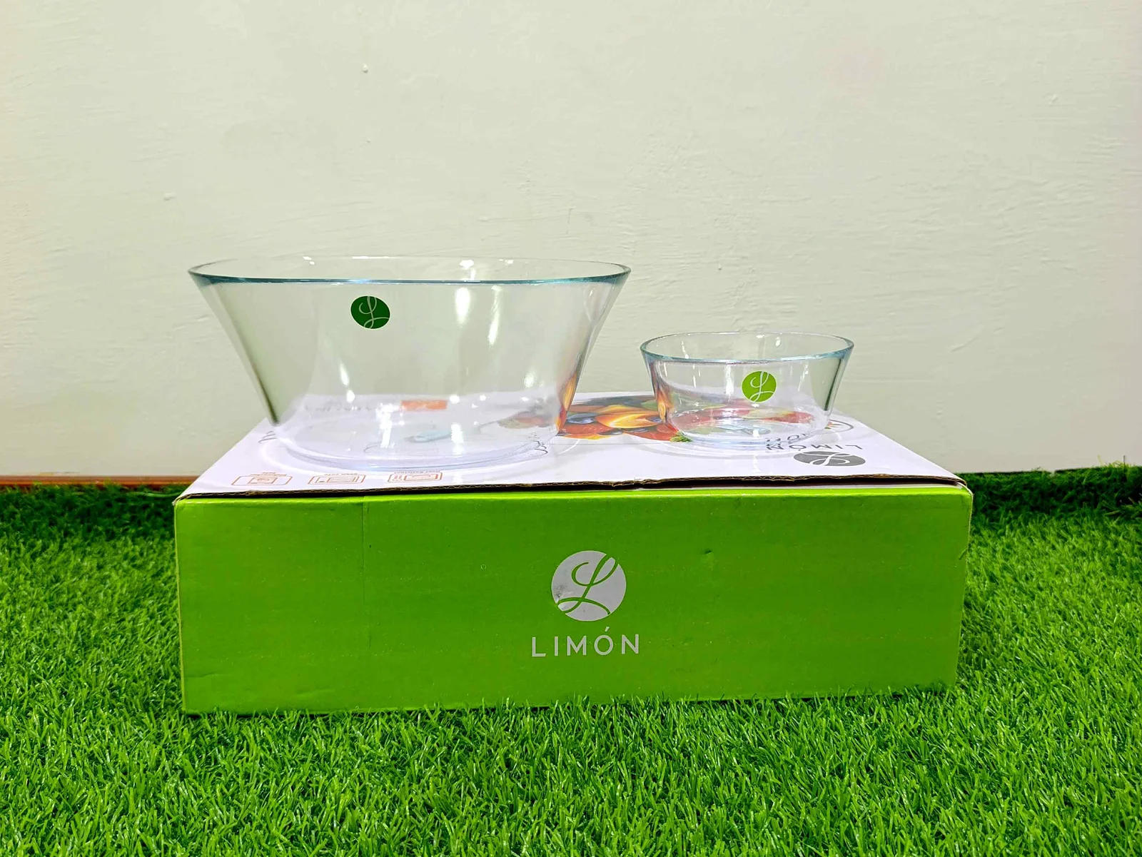 Bowl Set clear glass (7pcs) photo 3