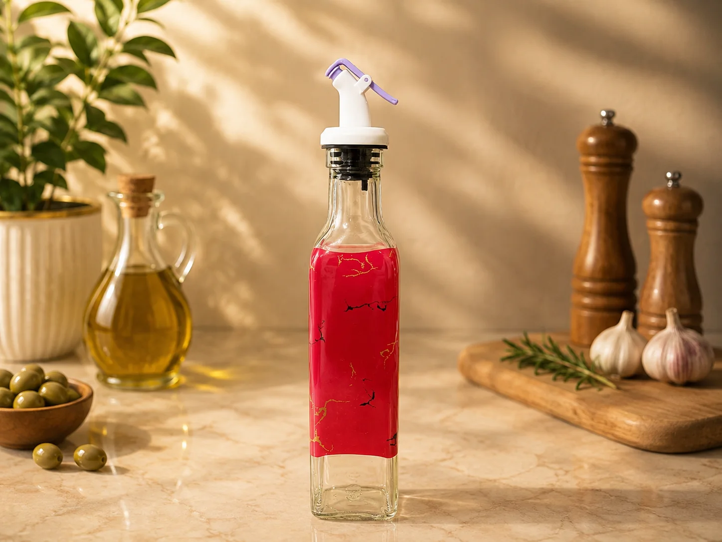 Glass Oil Bottle  photo 4