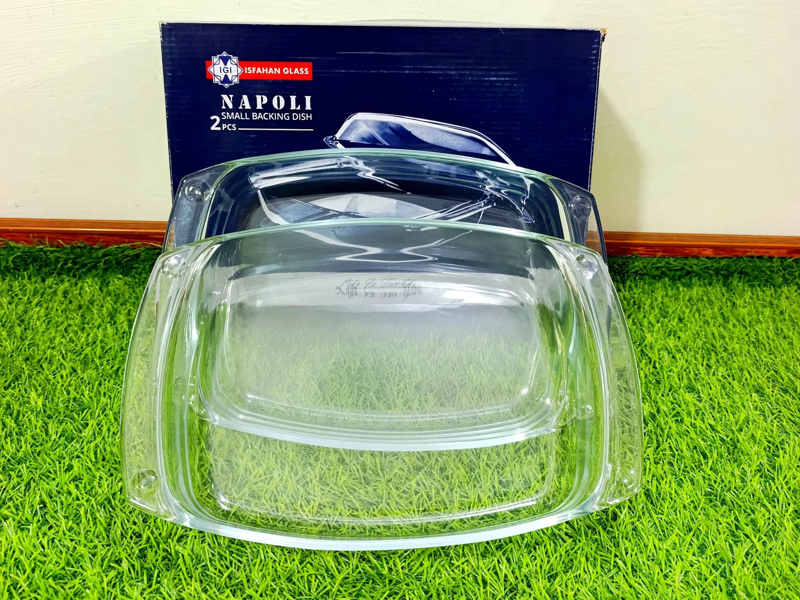 Glass Baking Dish imported Medium (2 in 1)  photo 1