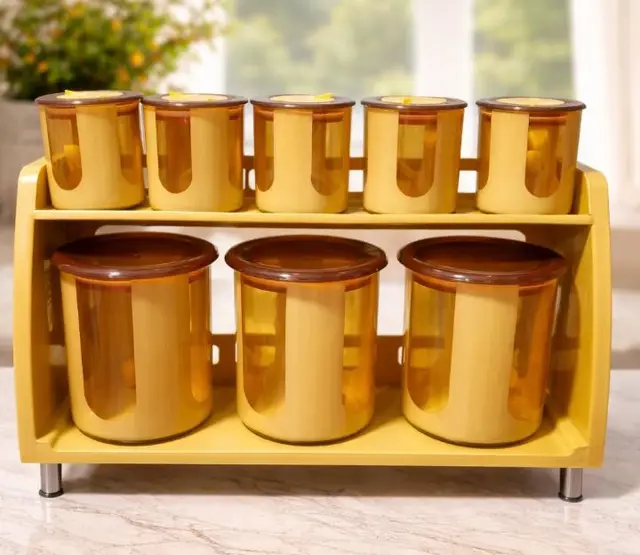 Spice Jar Set (golden) product photo