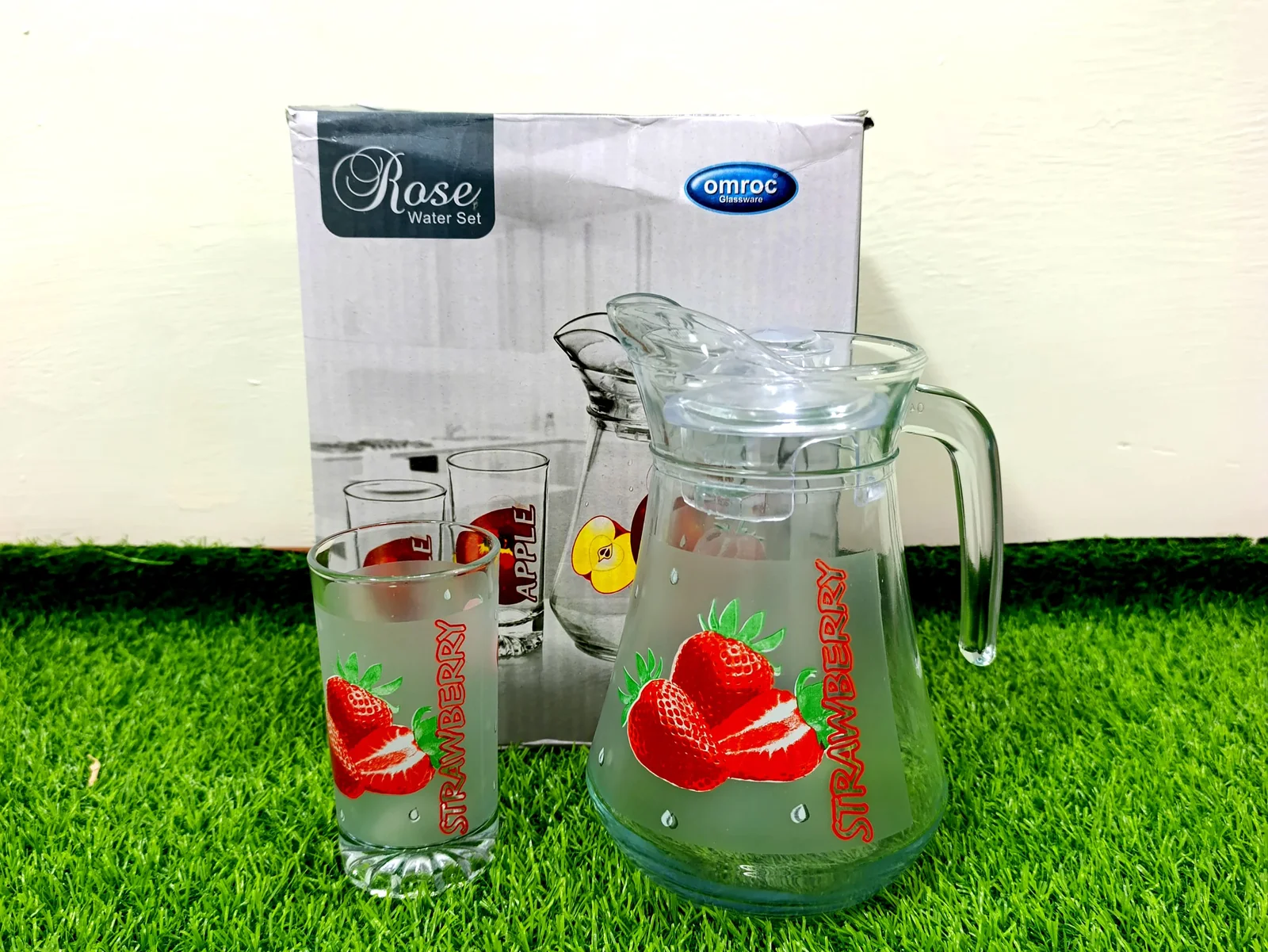 Water Set Strawberry printed (7pcs) photo 4