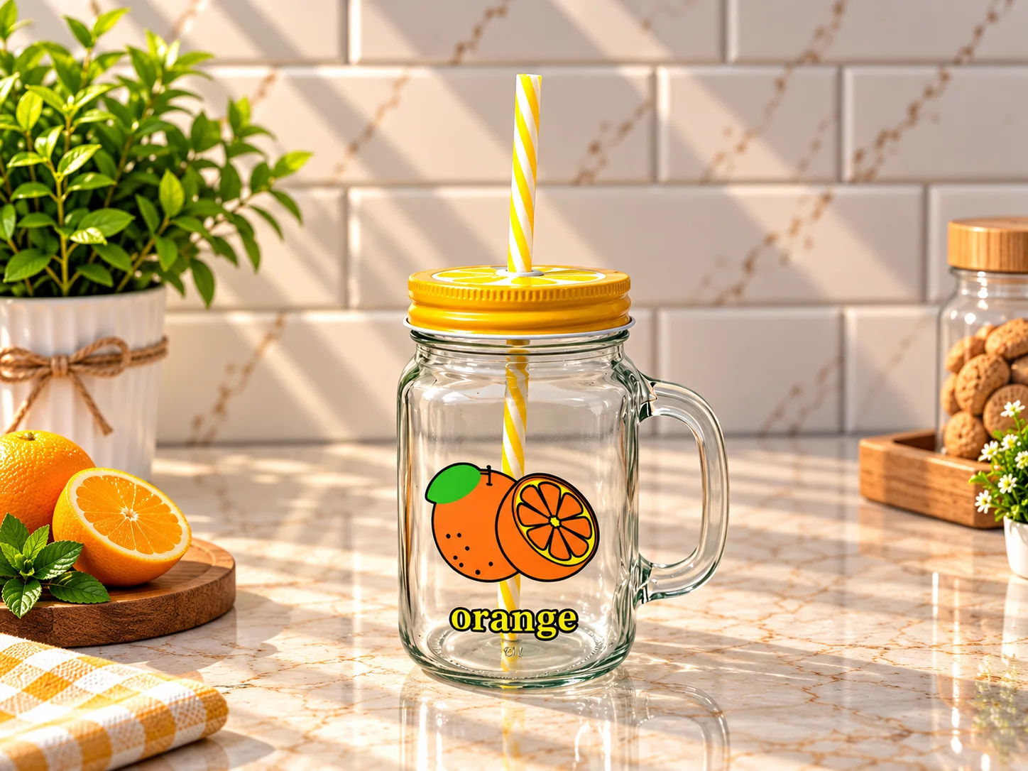 Glass Sipper Mug (Printed) photo 1