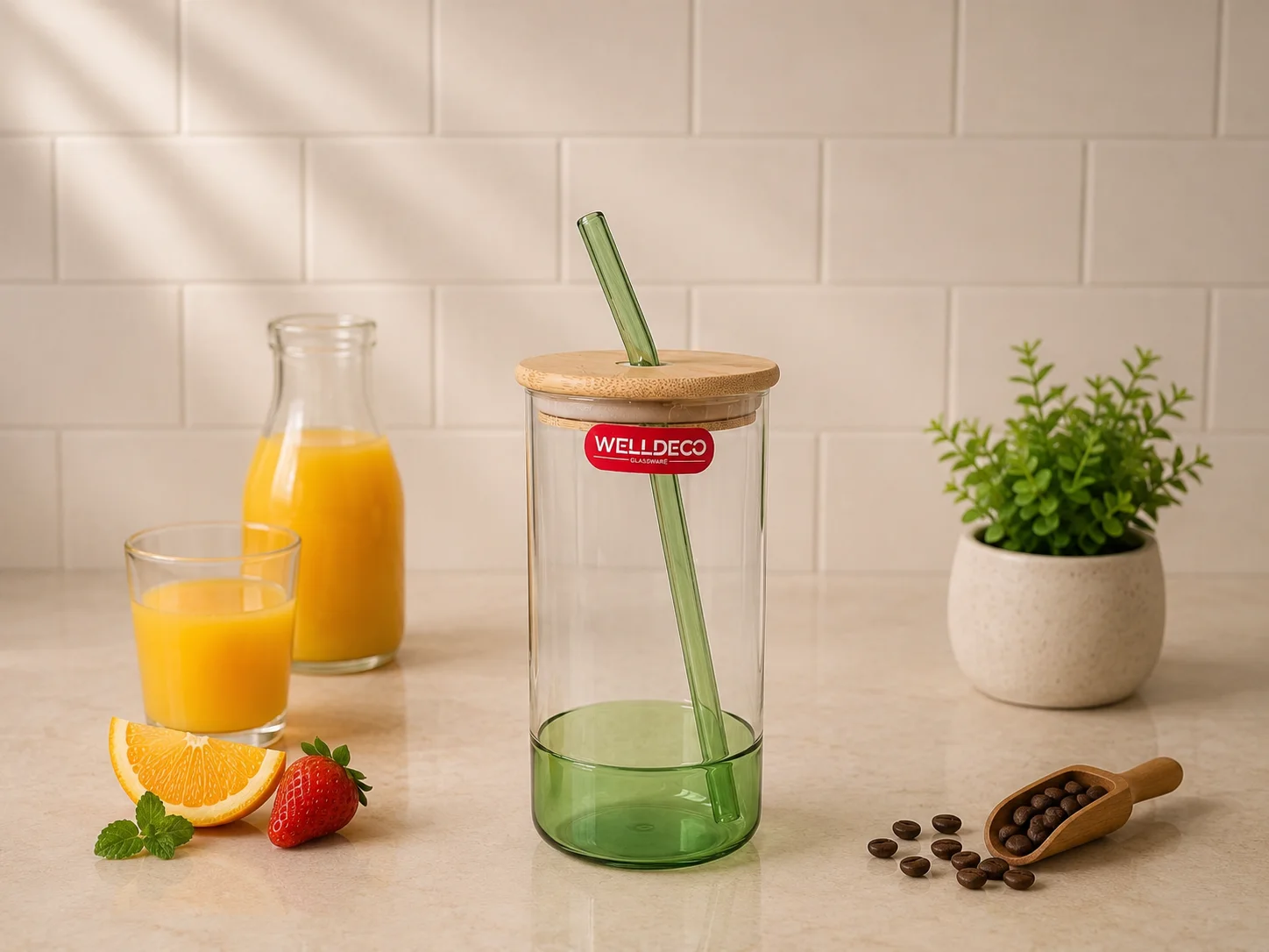 Glass Sipper (Dual Green) photo 1