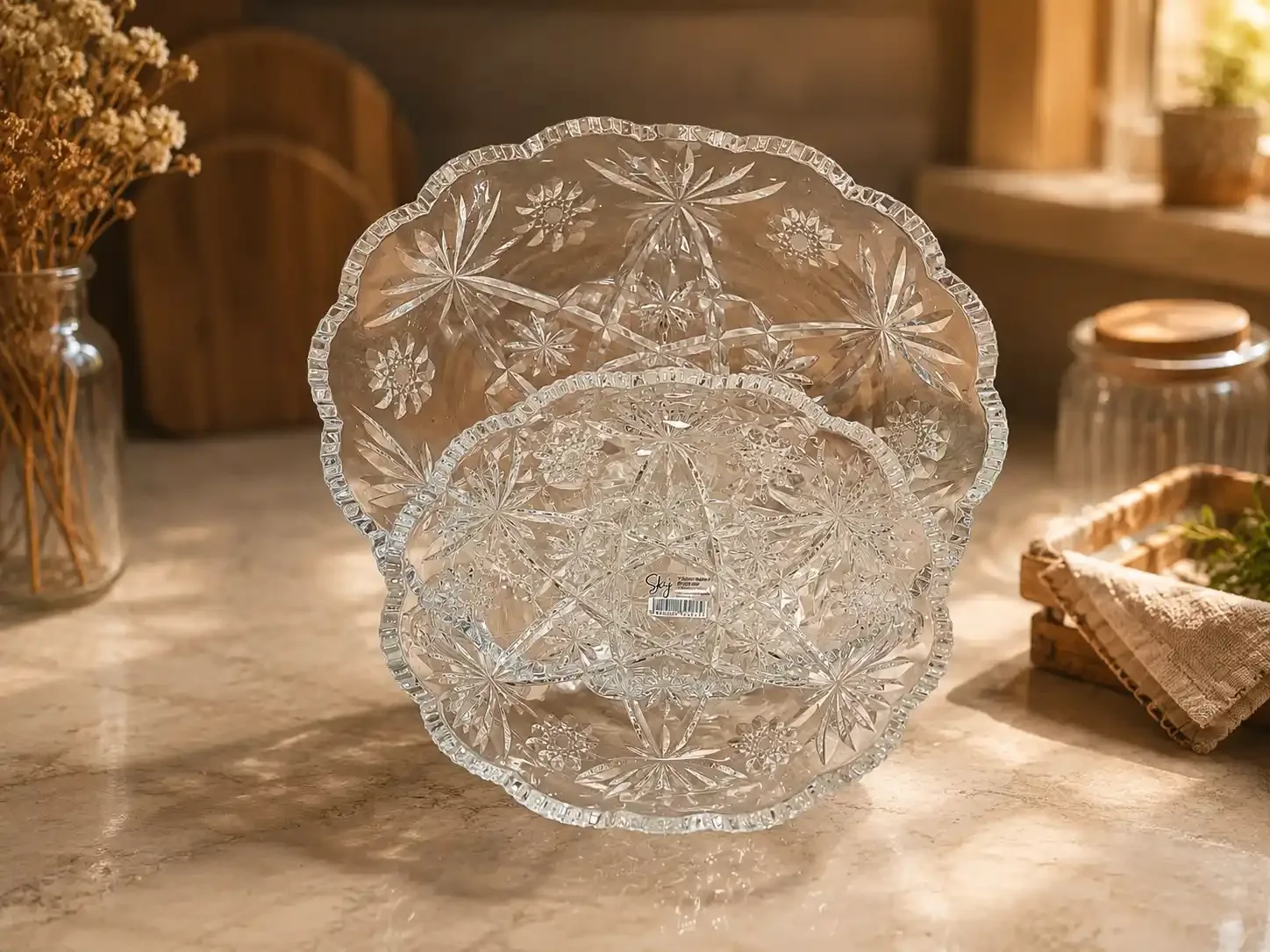 Glass Dish Set (2pcs) photo 1