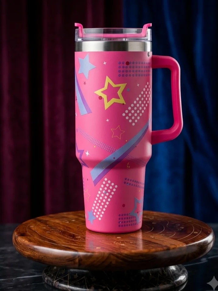Insulated Tumbler (Bright Pink) photo 1