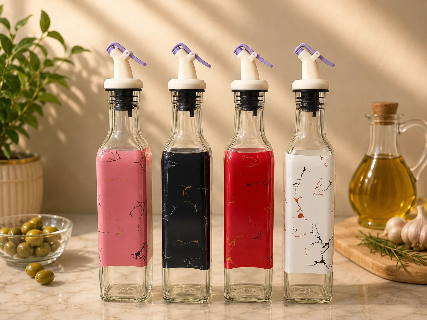 Glass Oil Bottle  photo 1