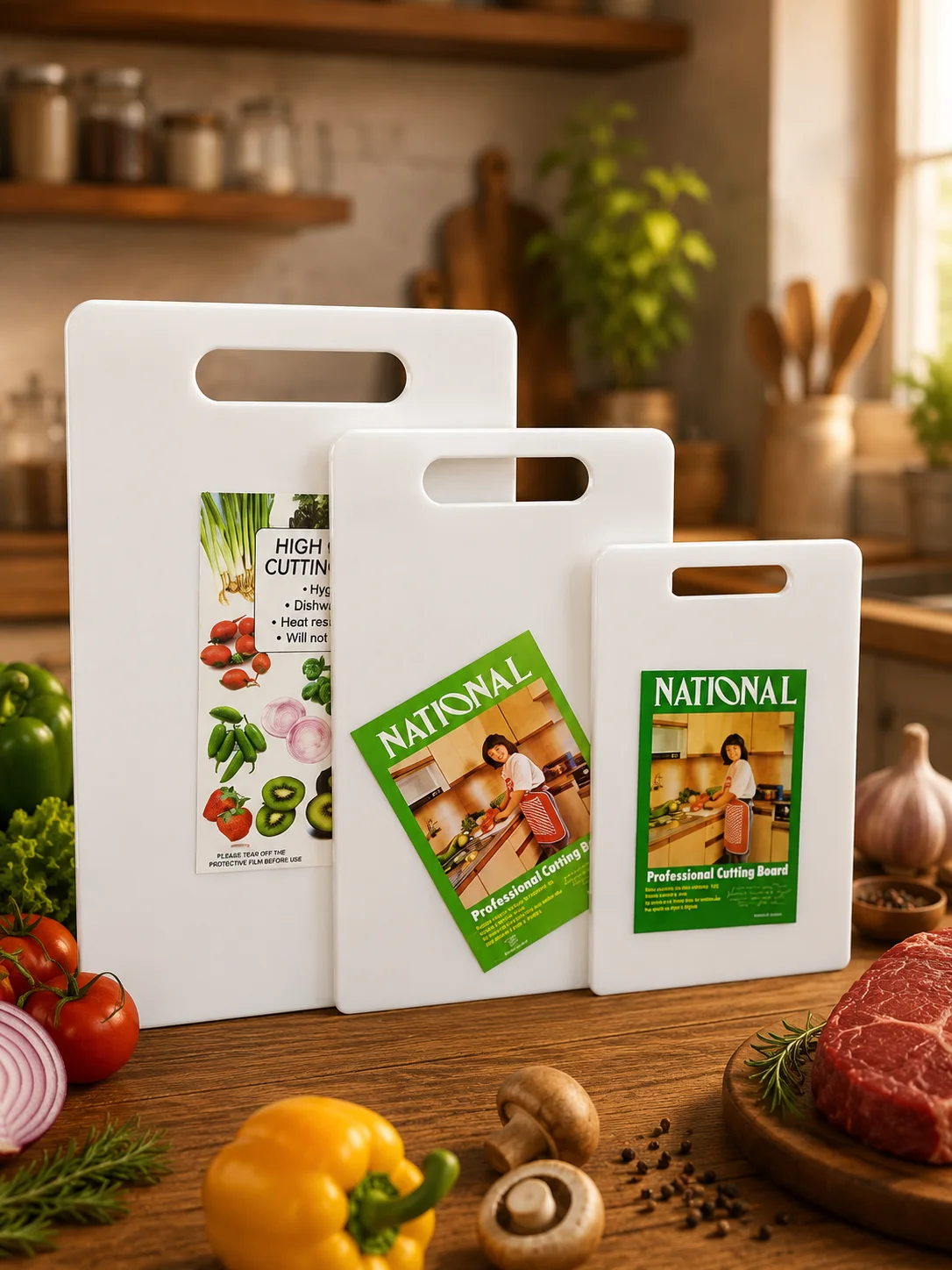 Plastic Cutting Board Set photo 1