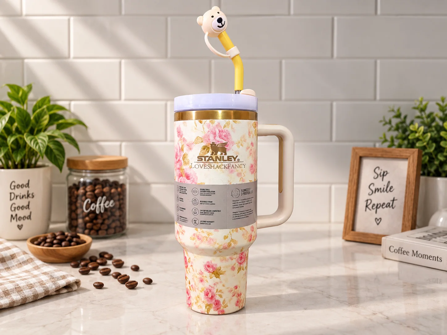 Stanley Printed insulated tumbler (Multi Floral) photo 2
