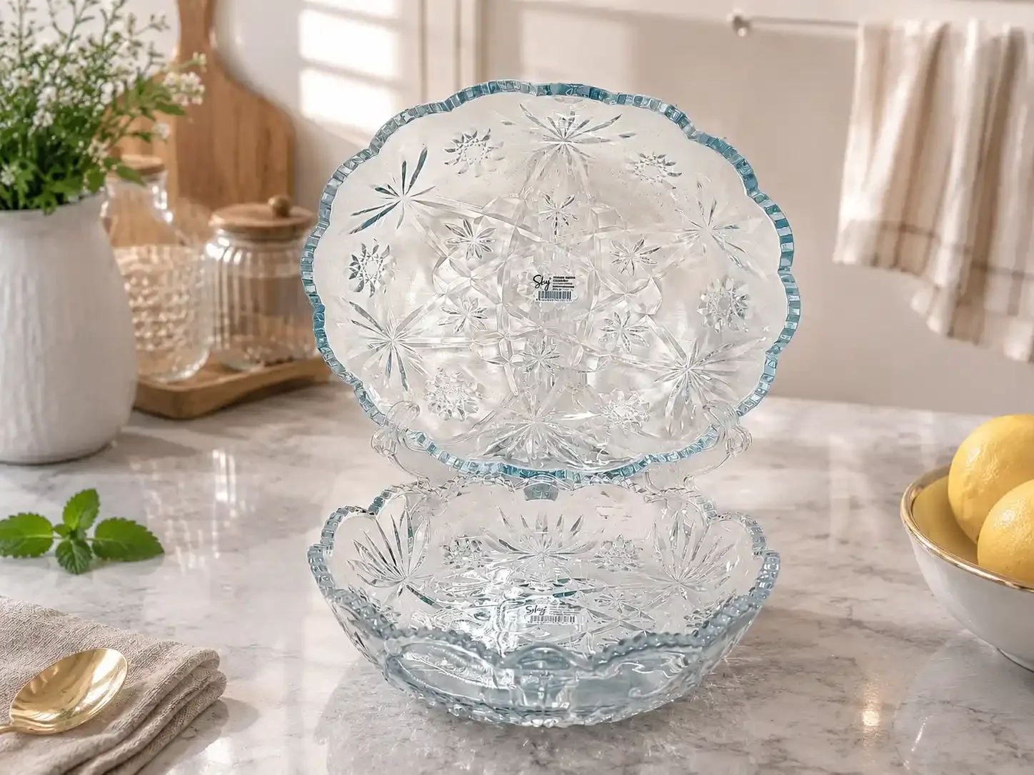 Glass Dish Set (2pcs) photo 2