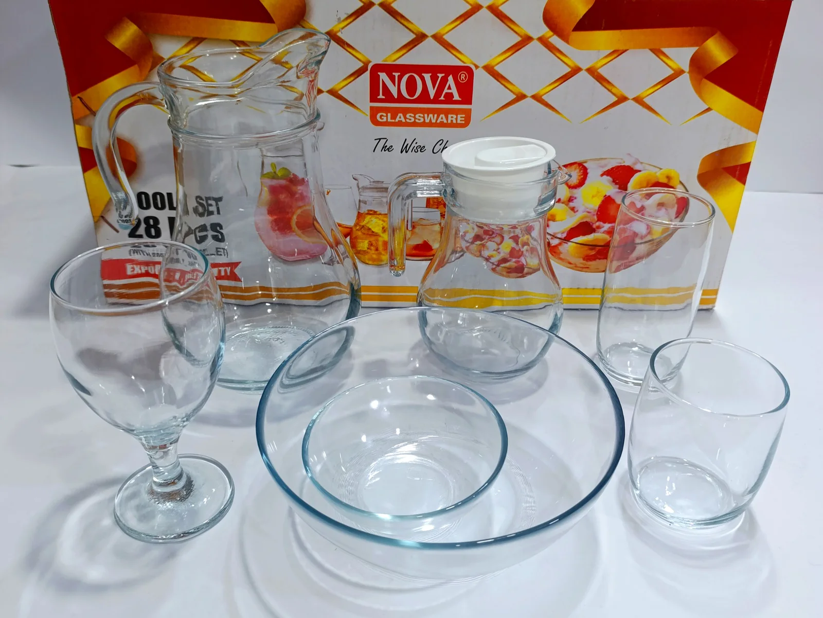 Cool Set Clear Glass (28 Pcs) photo 1