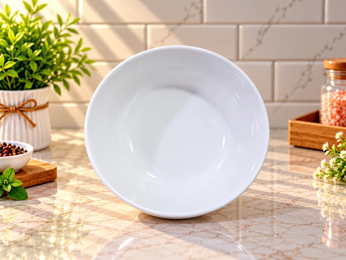 Porcelain Large Deep Bowl photo 2