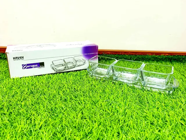 Glass Sauce Dish 3+1 (imported) product photo