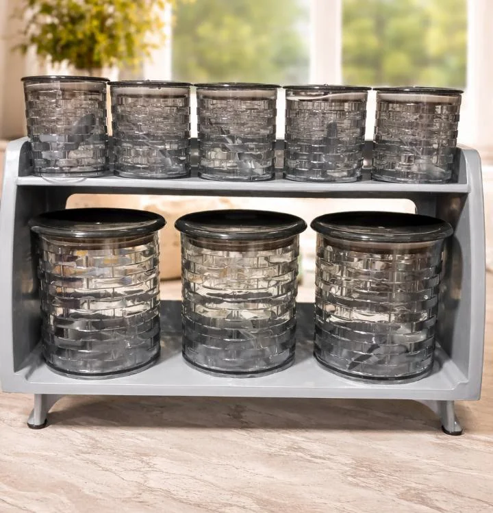 Spice Jar Set (grey) photo 1