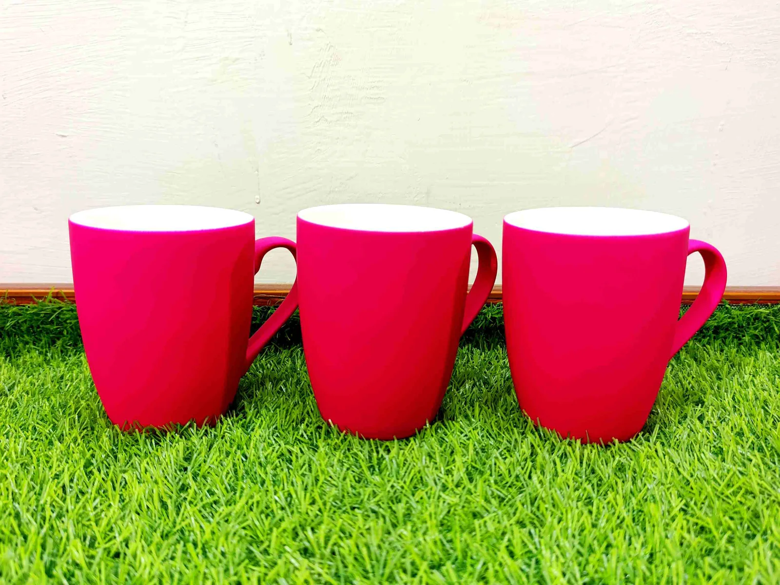 Matte Finish Bone China Mugs 6-Pcs (Royal Gold) photo 2