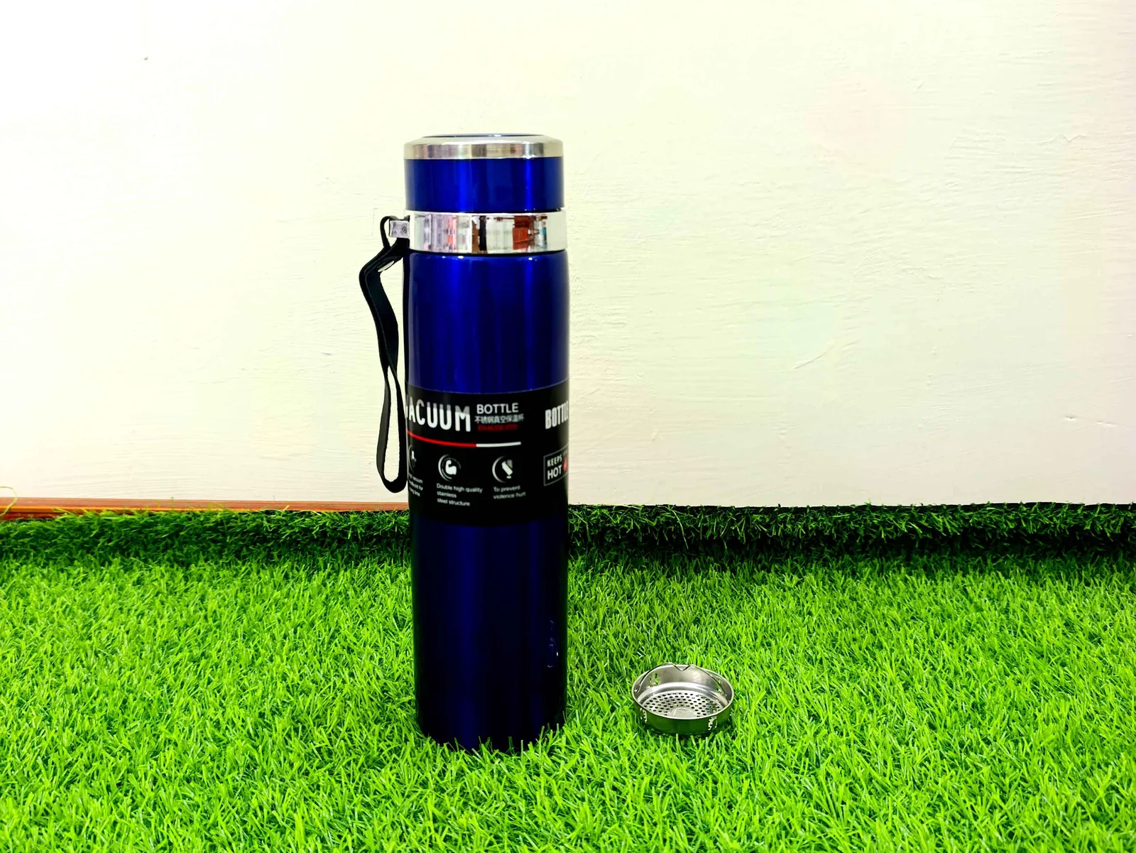 Water Bottle stainless steel (Blue) photo 2