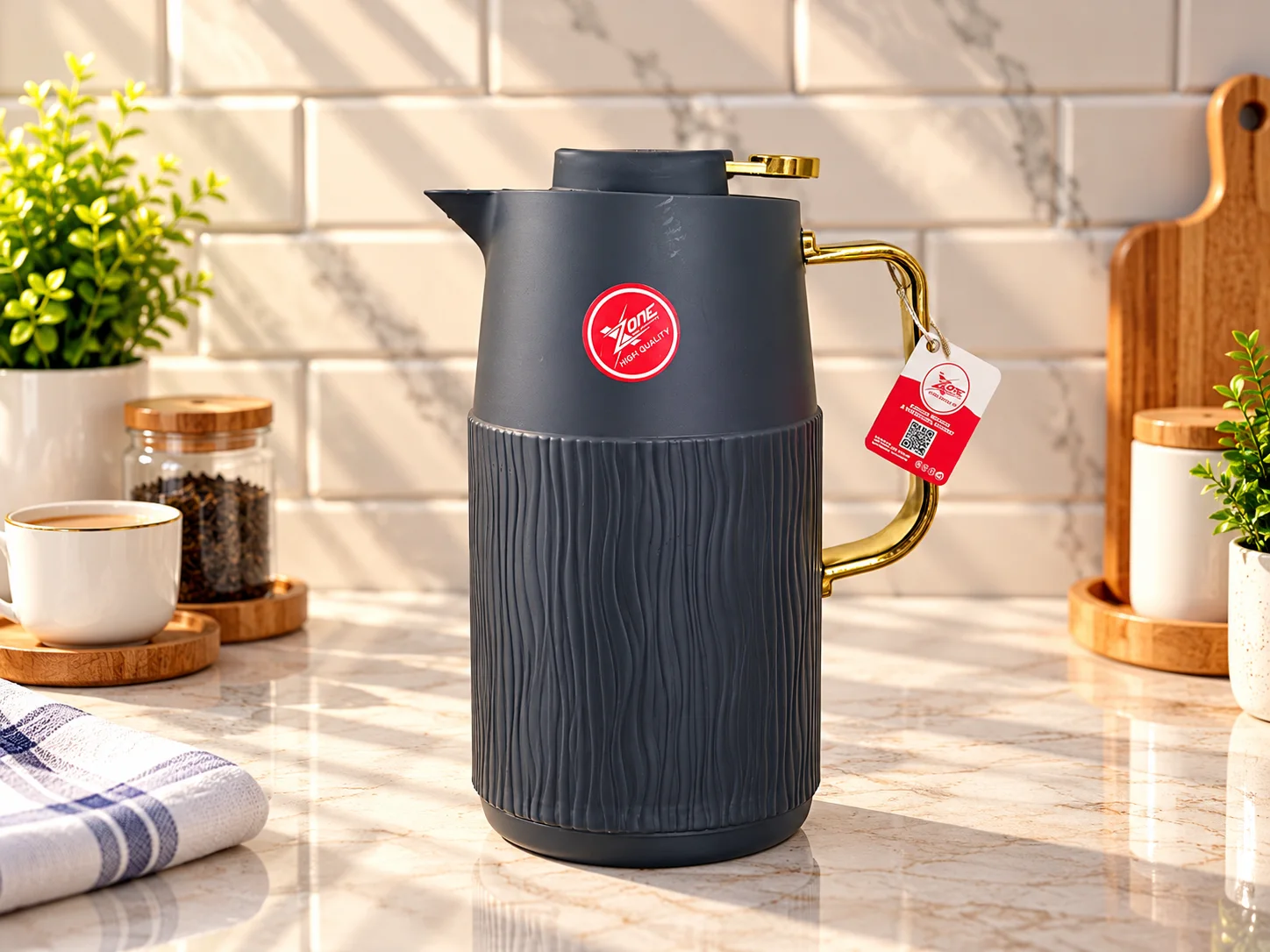 Tea Thermos (Matt Grey) photo 1