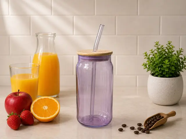 Glass Sipper (Purple) product photo