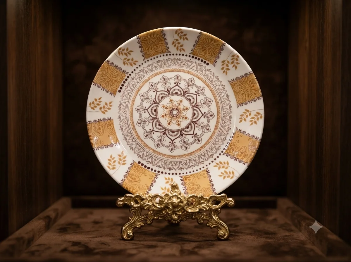 Rice Plate Melamine (Double Glazed) 1pcs photo 1