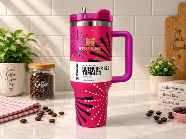 Stanley Printed insulated tumbler (Pink) product photo