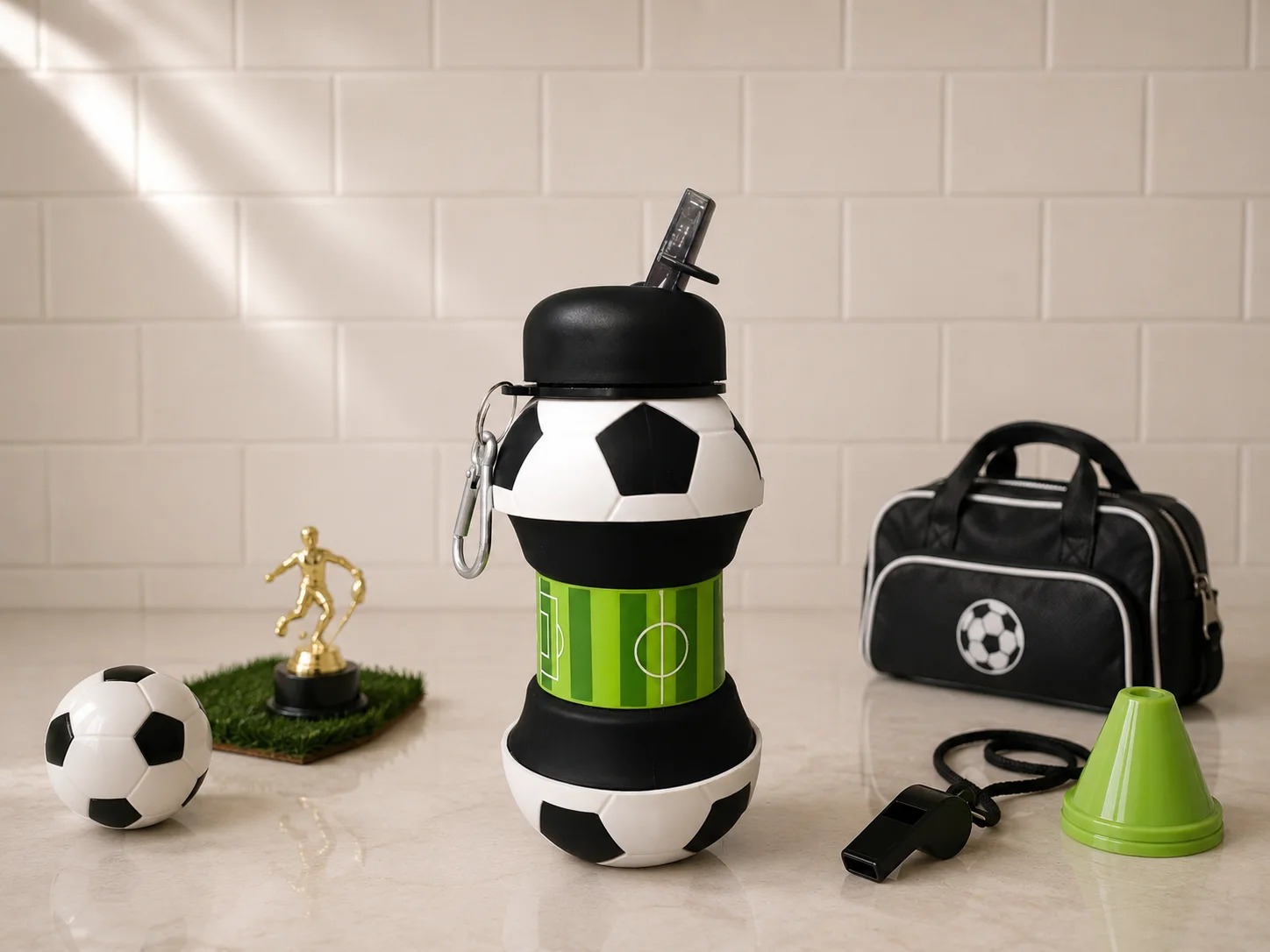 Foldable Bottle (Football) photo 3