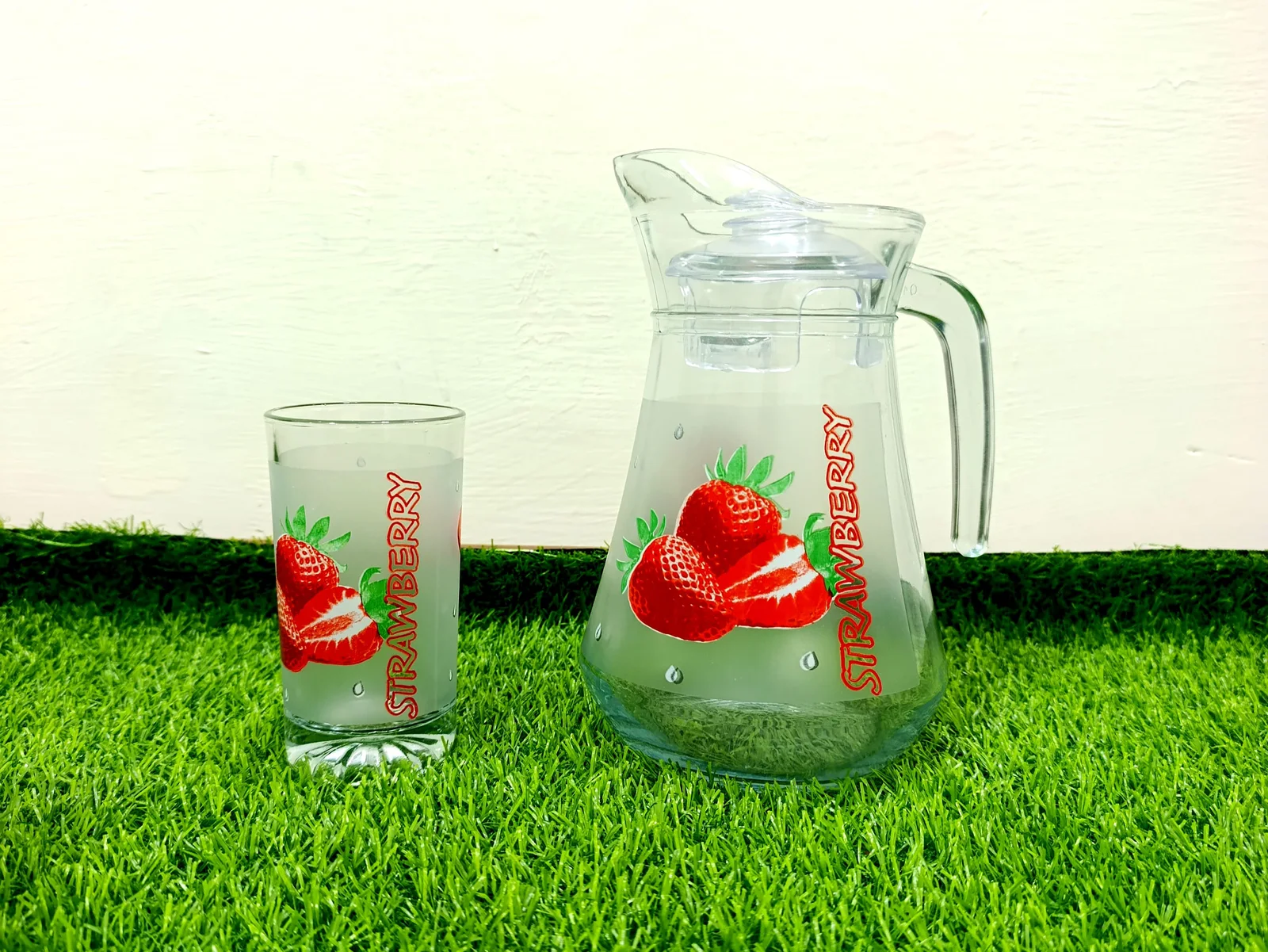 Water Set Strawberry printed (7pcs) photo 1