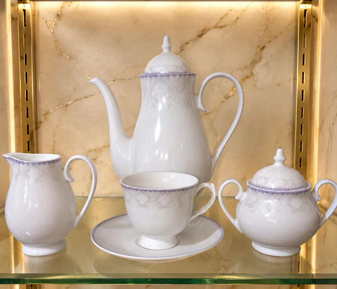 Tea Set Bone China (19 pcs) photo 1