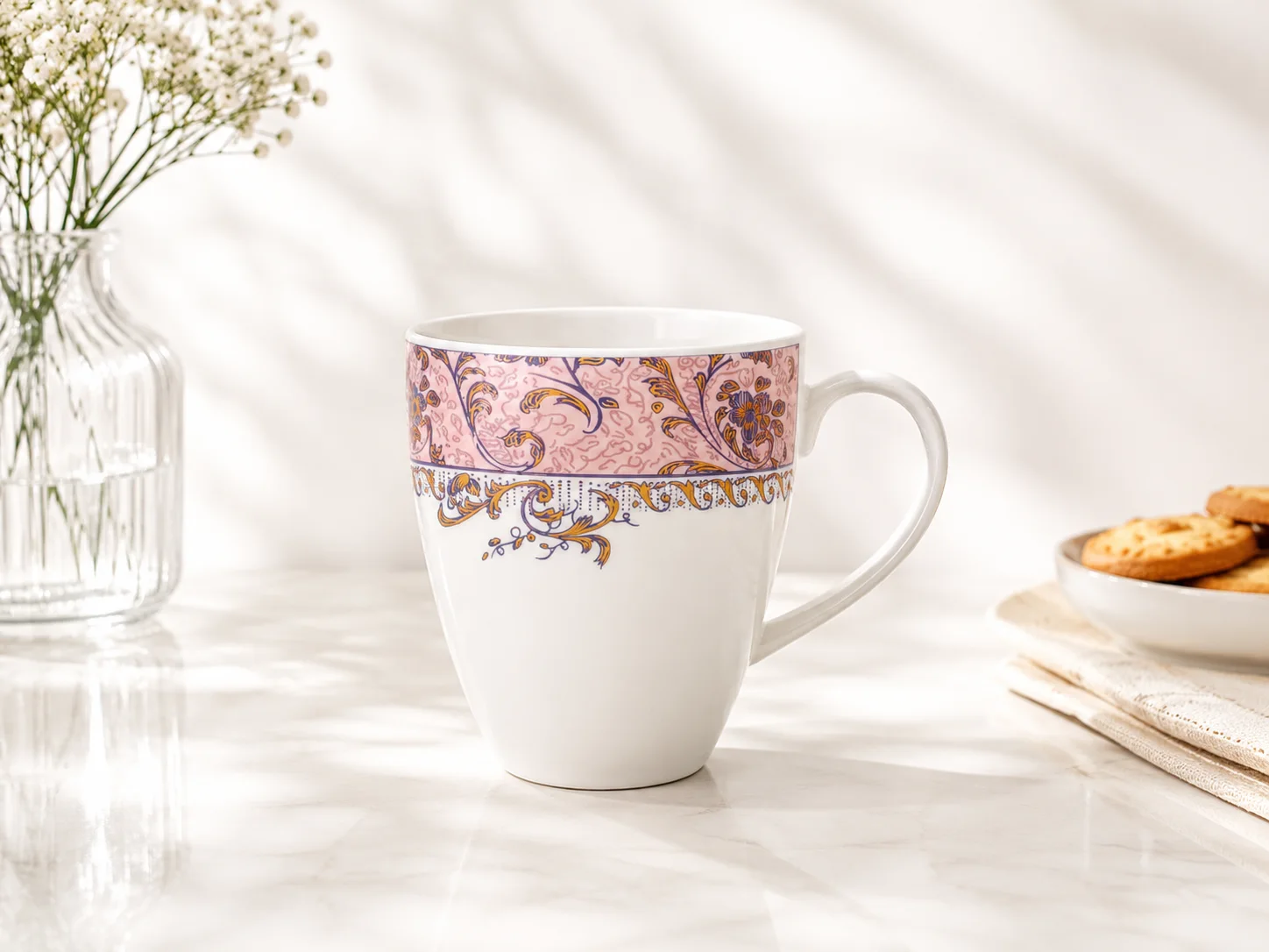 GC Bone China Mug (L) D#2 (6pcs) photo 1