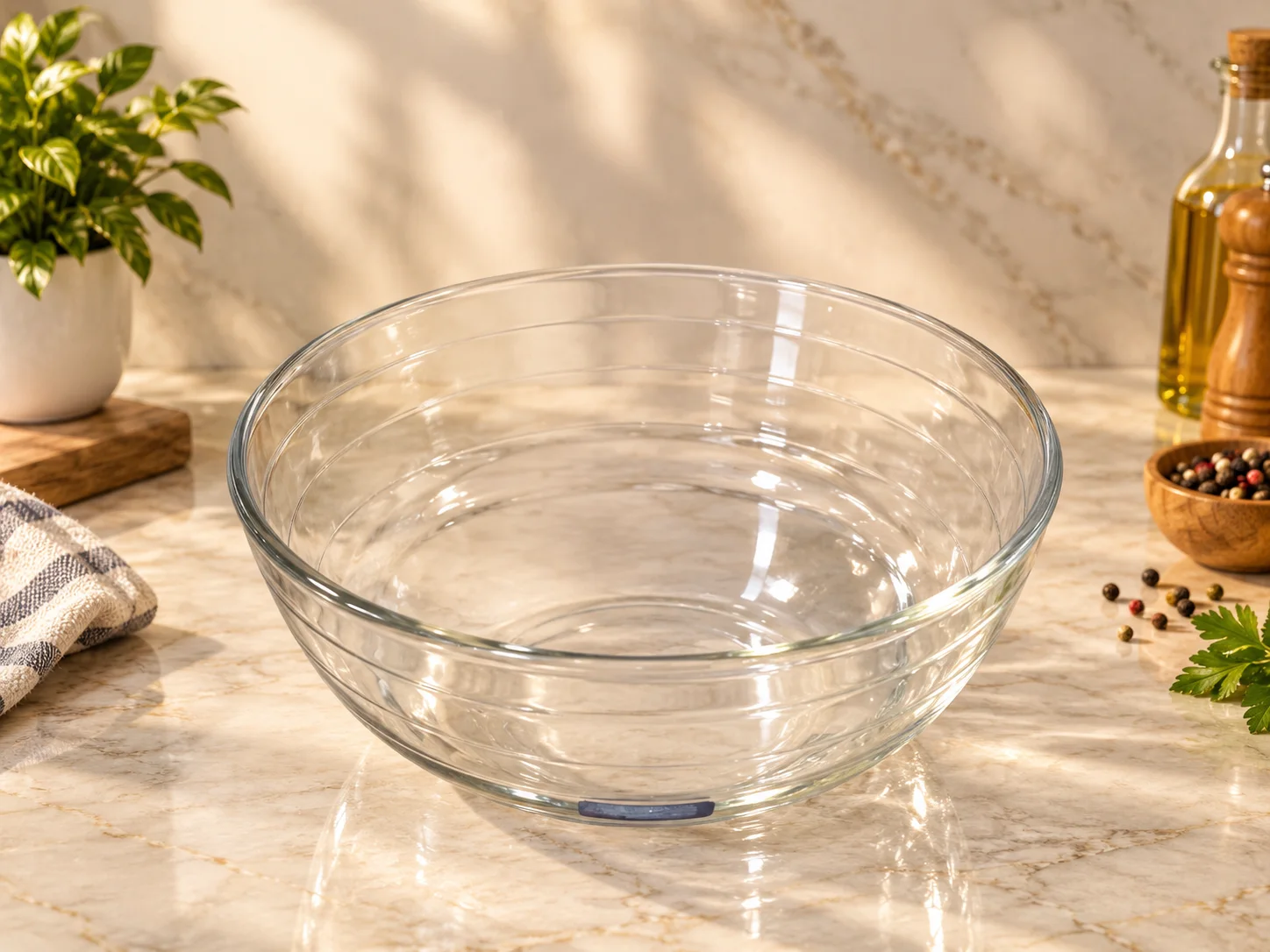 Deep Glass Serving Dish (Medium) photo 2