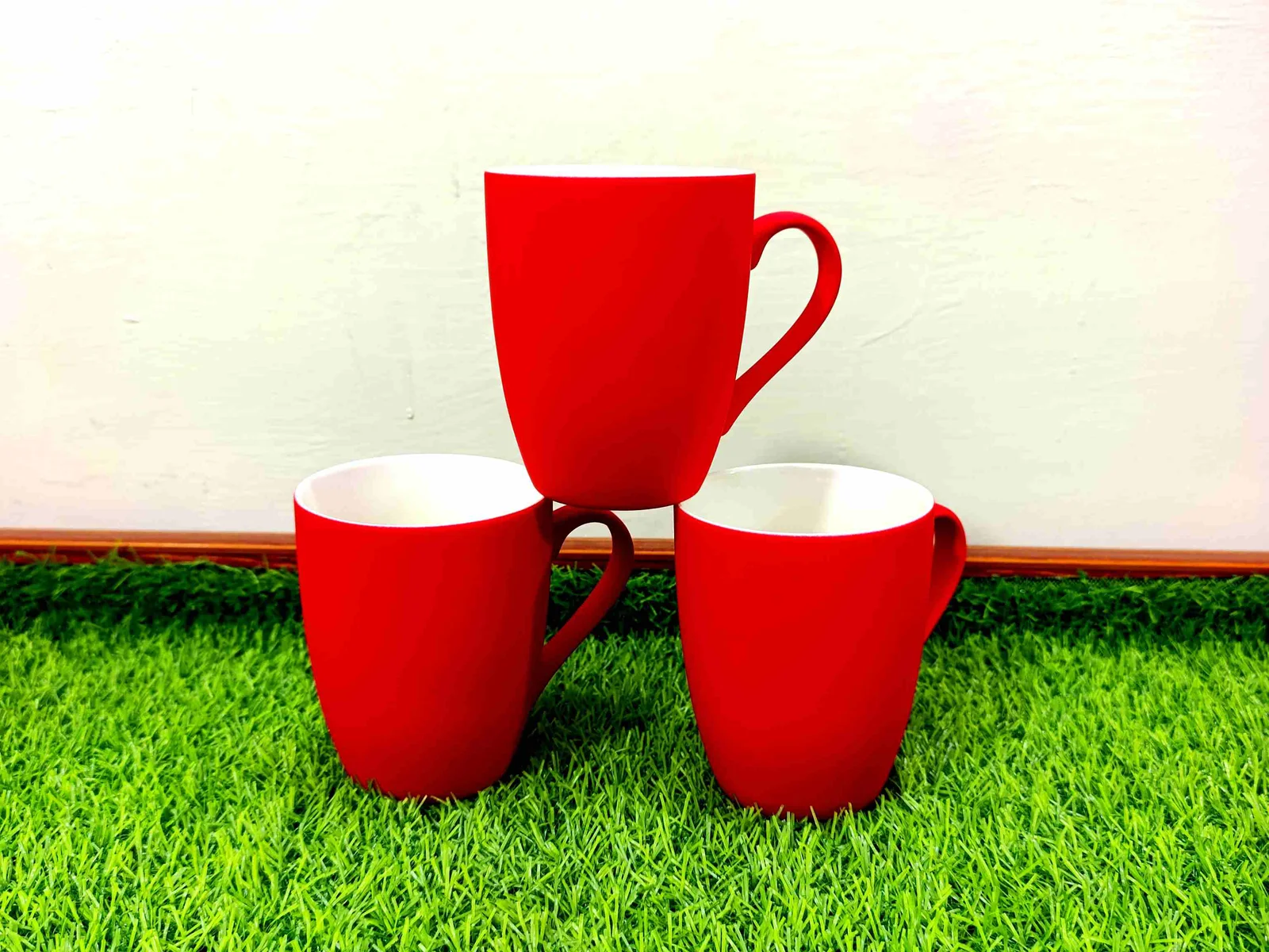 Matte Finish Bone China Mugs Diff-Colors (Royal Gold) (6pcs) photo 2
