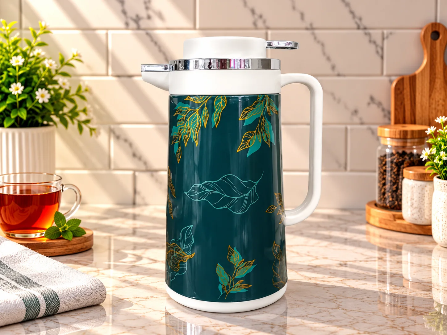 Tea Thermos (Steel Green) photo 1